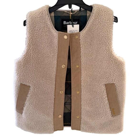 Barbour Jackets & Blazers - Barbour Dulsie Faux Fur Liner Vest - NWT